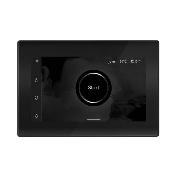 Mr Steam Isteamx Isteamx Steam Shower Touch Control Unit - Black / Matte Black
