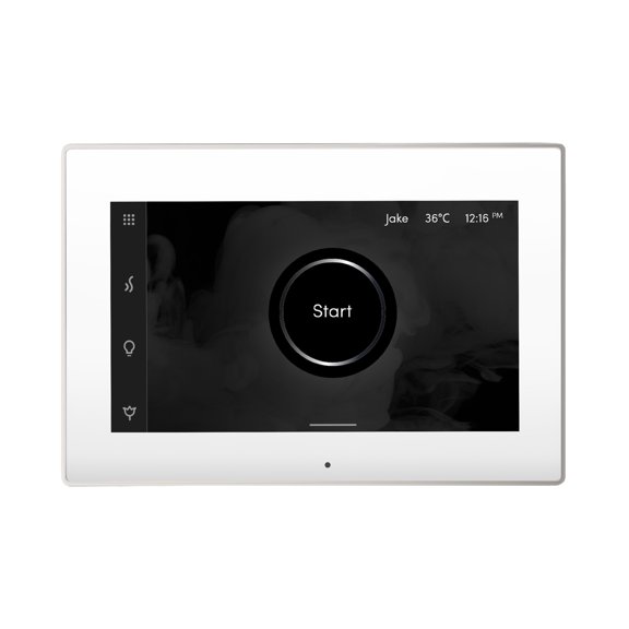 Mr Steam Isteamx Isteamx Steam Shower Touch Control Unit - White