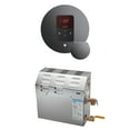 thumbnail image 1 of Mr Steam MS 6kW (6000W) Steam Shower Generator Package w/round iTempo Control in Brilliant Black, 1 of 1