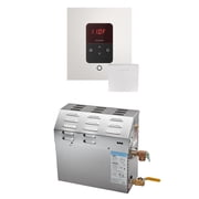 MrSteam 7kW 7000W Steam Shower Generator Pkg w/Square iTempo Control in White