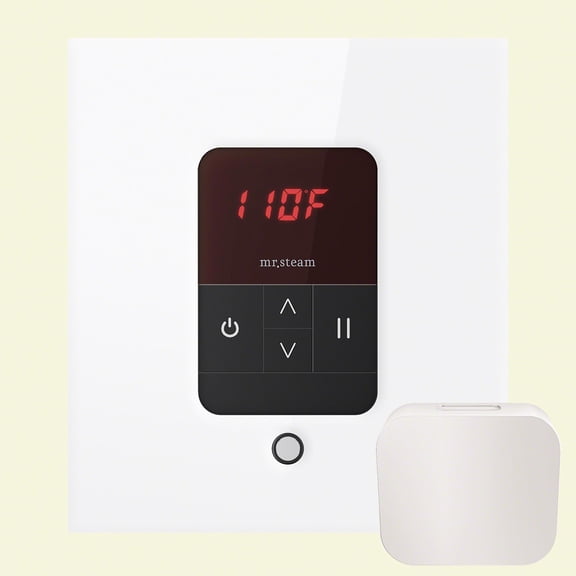 Mr Steam Msitemposq Itempo Digital Steam Shower Control Unit - White