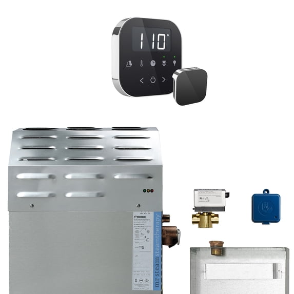 Mr Steam 12C1AEAA000 12Kw Steam Bath Generator - Black