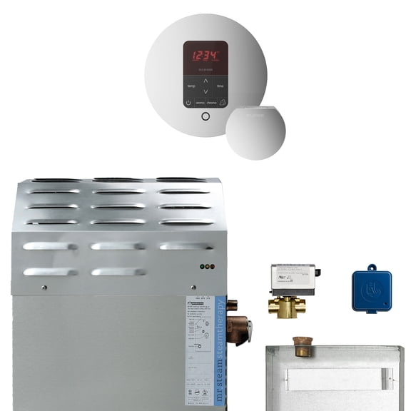 MSSUPER2EC1 12kW Steam Gen w Butler® Rnd Pkg Pol Chrome