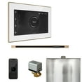 thumbnail image 1 of Mr Steam XButler Steam Shower Pkg w/iSteamX Control and Linear Steamhead in White Brushed Bronze, 1 of 2