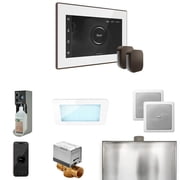 Mr Steam XDream Max Steam Shower Ctrl Pkg w/iSteamX Control and Steamhead in White OilRubBronze