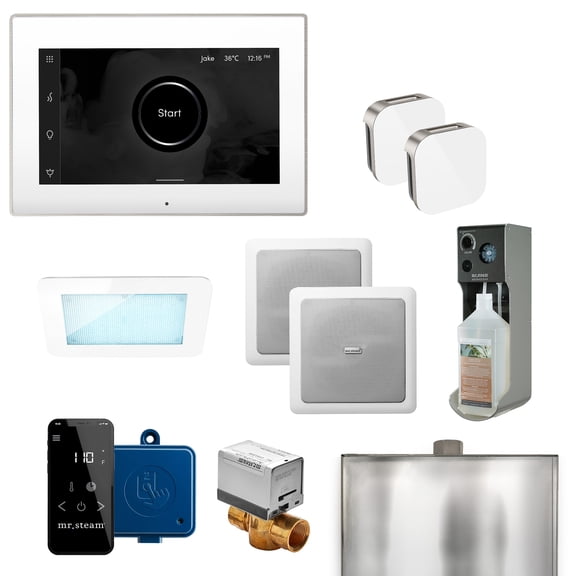 Mr Steam Xdrm1x Xdream Max Steam Shower Package - White