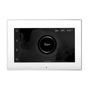 Mr Steam iSteamX Steam Shower Control and Steamhead in White Polished Nickel