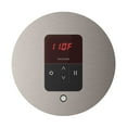 thumbnail image 1 of Mr Steam iTempo Round Steam Shower Control and Steamhead in Brushed Nickel, 1 of 2
