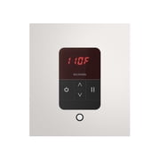 Mr Steam iTempo Square Steam Shower Control and Steamhead in White