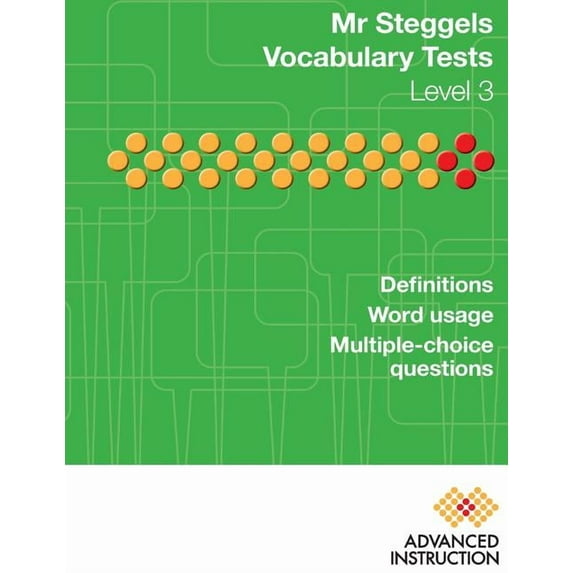 Mr Steggels Vocabulary Tests Level 3