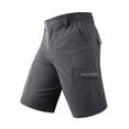thumbnail image 1 of Mr.Stream Men's Hiking Relaxed Fit Golf Lounge Quick Drying Fishing Nylon Casual Shorts 3202 Gray L, 1 of 8