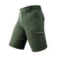thumbnail image 1 of Mr.Stream Men's Hiking Relaxed Fit Golf Lounge Quick Drying Fishing Nylon Casual Shorts 3202 Green S, 1 of 8