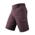 thumbnail image 1 of Mr.Stream Men's Hiking Relaxed Fit Golf Lounge Quick Drying Fishing Nylon Casual Shorts 3202 Red XL, 1 of 7