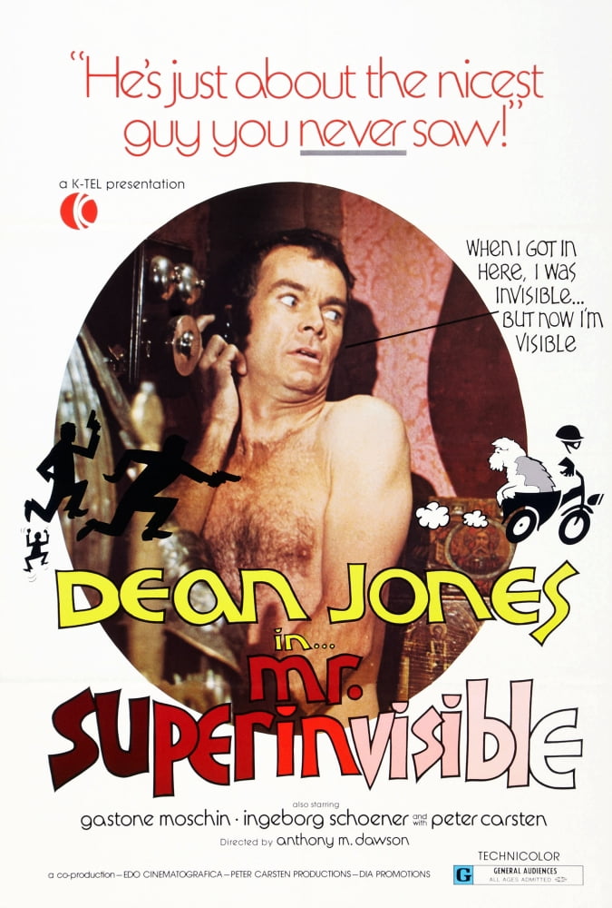 Mr Superinvisible U Canvas Art - (11 x 17)