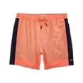 thumbnail image 1 of Mr.Swim mens  Colorblocked Stretch Compression Swim Trunk, m, Orange, 1 of 3