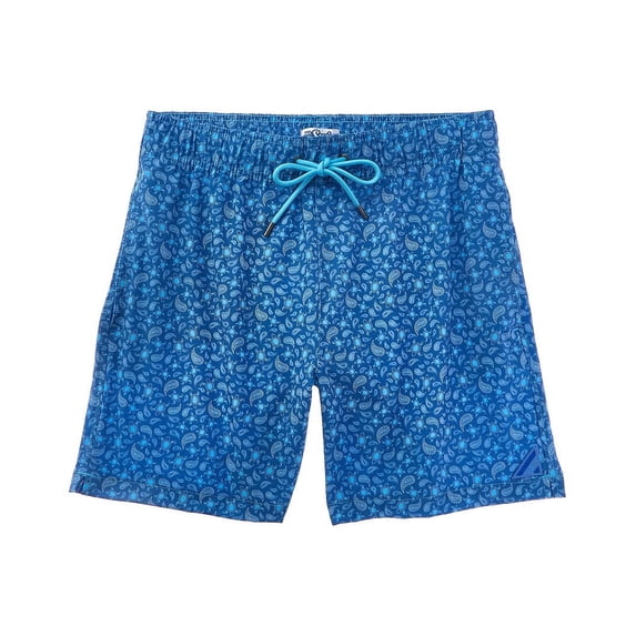 Mr. Swim mens Stretch Swim Trunk, l, Blue