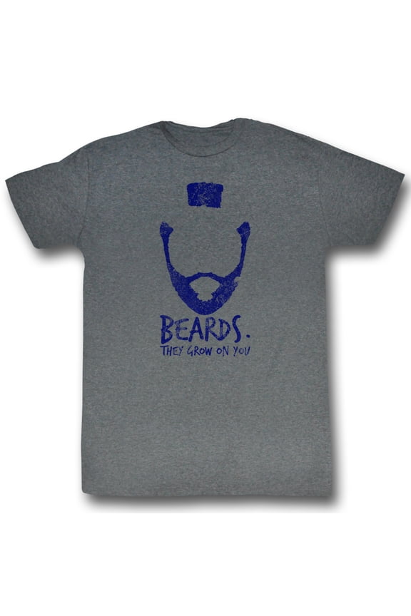 Mr. T Beards Graphite Heather Adult T-Shirt