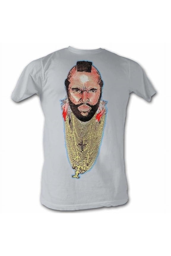 Mr. T Chain Of Fool Gray Heather Adult T-Shirt