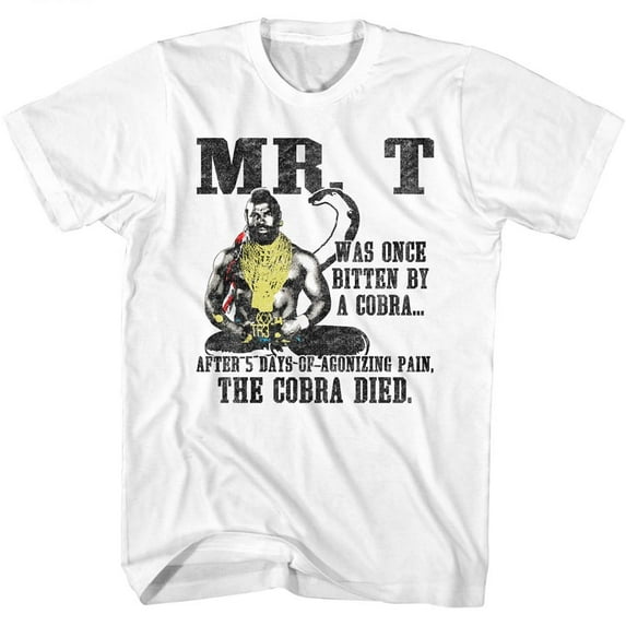 Mr. T Ded Snek White Adult T-Shirt