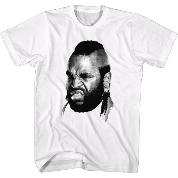 Mr. T Head White Adult T-Shirt