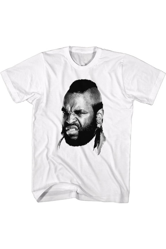 Mr. T Head White Adult T-Shirt