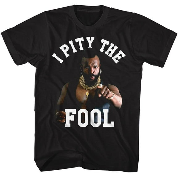 Mr. T I Pity Point Black Adult T-Shirt