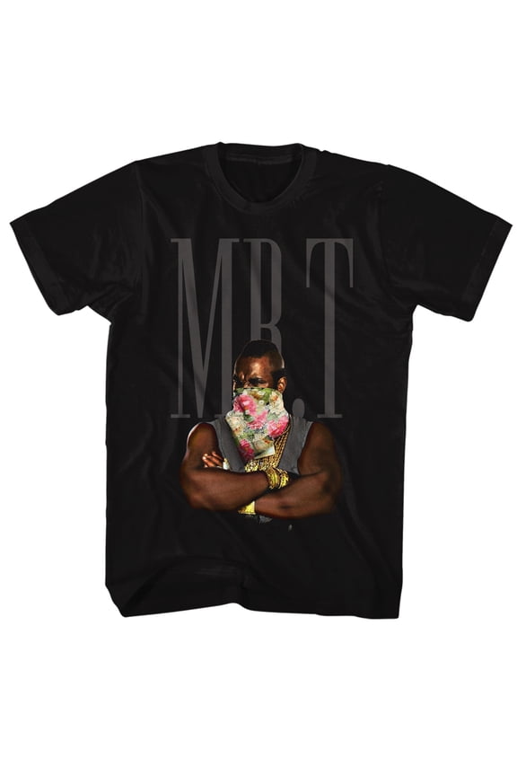 Mr. T Icons Flower T Adult Short Sleeve T Shirt