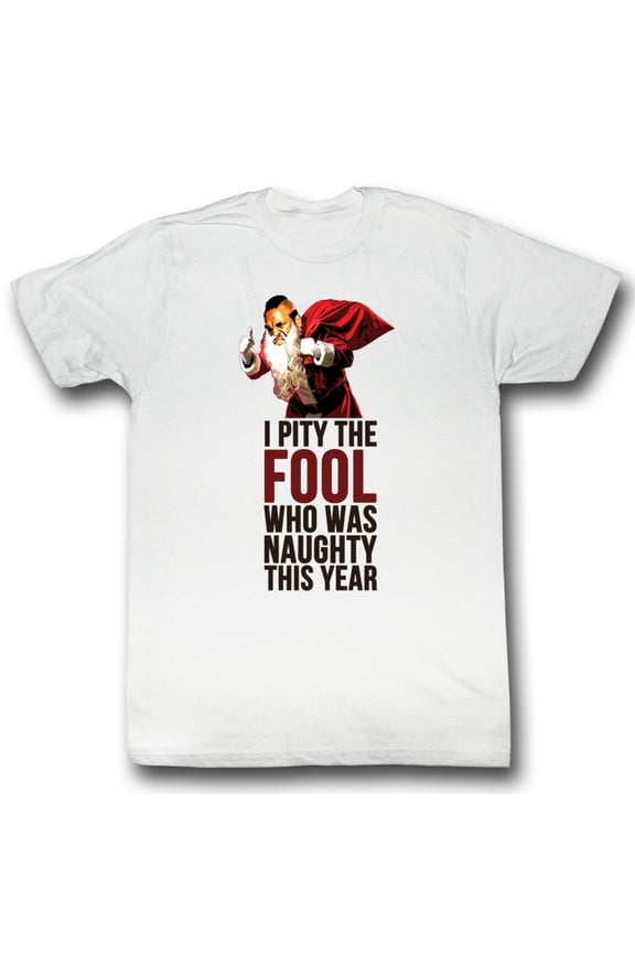 Mr. T Icons Naughty Fool Adult Short Sleeve T Shirt