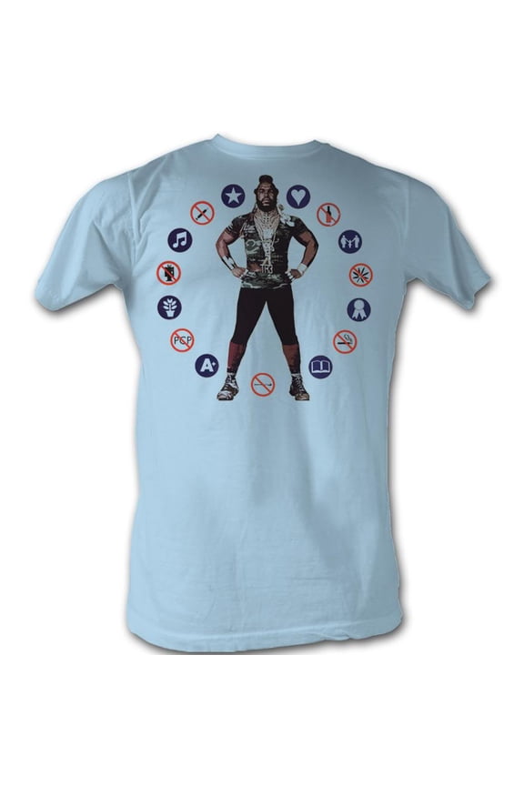 Mr. T Icons No Way Sucka Adult Short Sleeve T Shirt