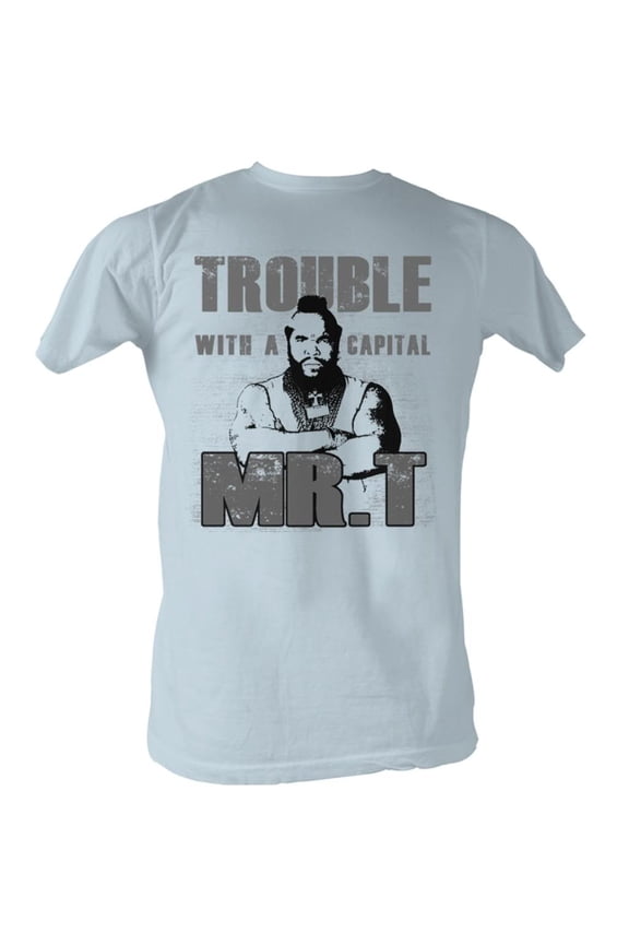 Mr. T Icons Trouble Adult Short Sleeve T Shirt