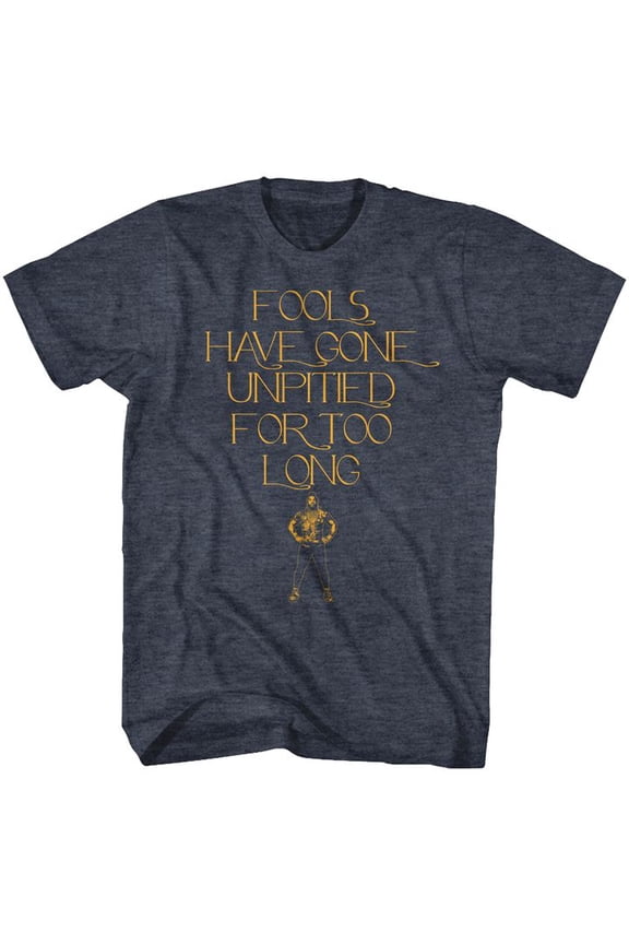 Mr. T It Ends Now Navy Heather Adult T-Shirt 5Xl