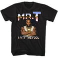 thumbnail image 1 of Mr. T Metallic Black Adult T-Shirt, 1 of 2