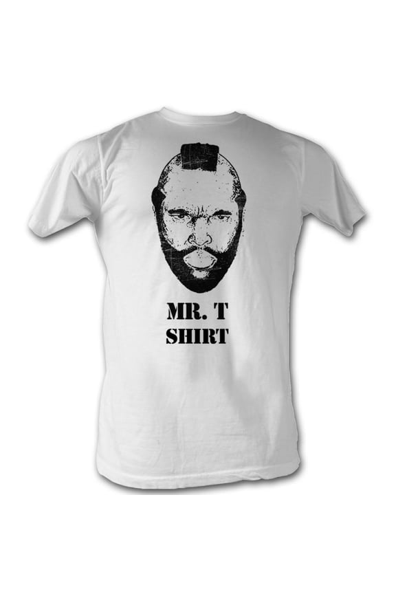 Mr. T Mr T Shirt White Adult T-Shirt