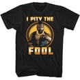 thumbnail image 1 of Mr. T Shiny Pity Fool Black Adult T-Shirt 2Xlt, 1 of 2