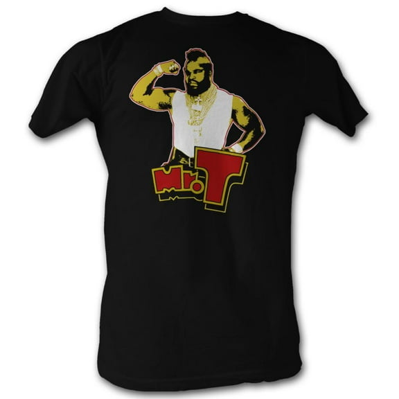 Mr. T T Flex Black Adult T-Shirt