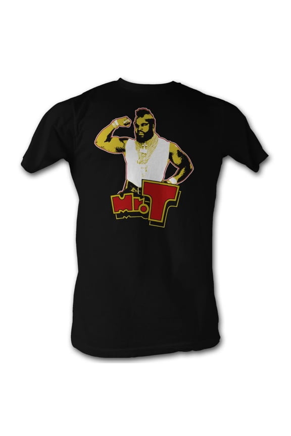 Mr. T T Flex Black Adult T-Shirt
