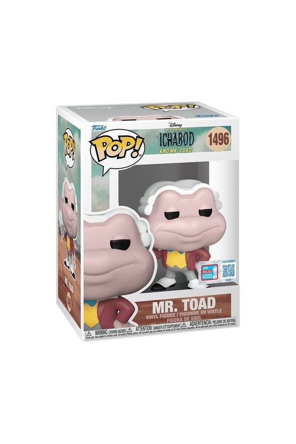 Mr. Toad with Monaco Funko Pop! NYCC 2024 Exclusive Limited Edition Vinyl Figure #1496 with Case