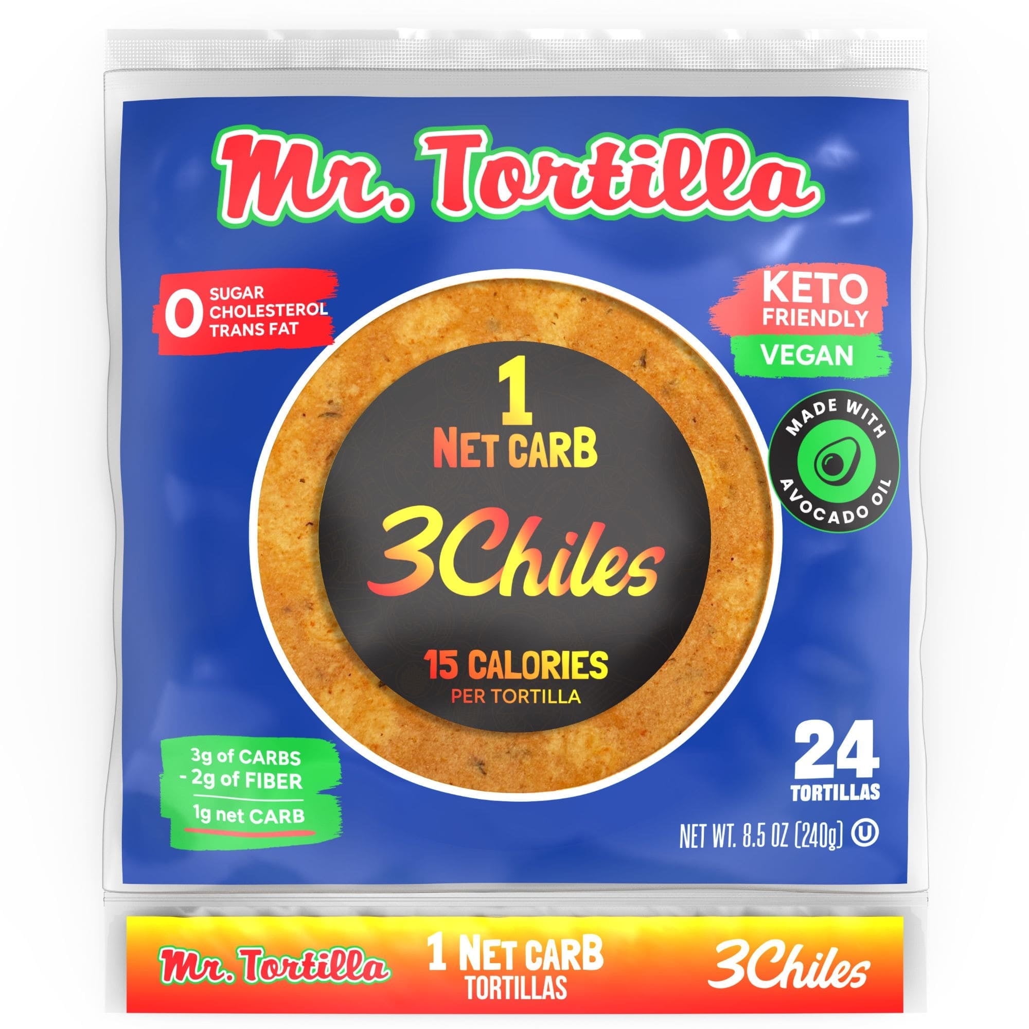 Mr. Tortilla - Low Carb, Keto-friendly, Vegan, Kos