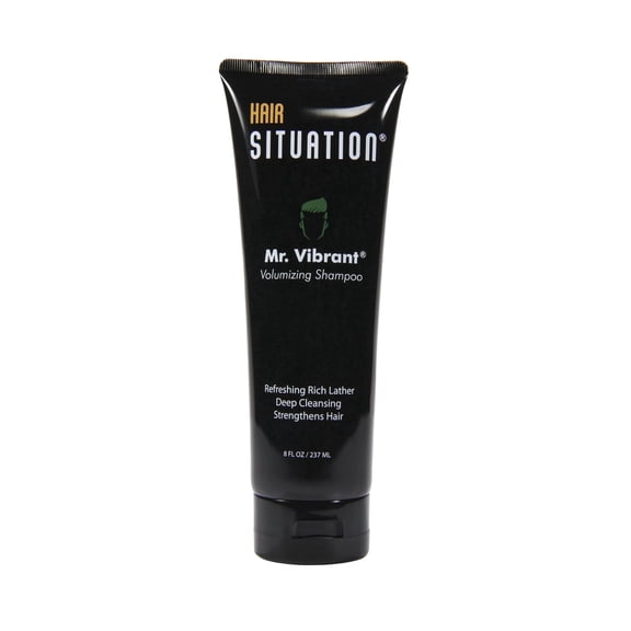 Mr. Vibrant Volumizing Shampoo for a Fuller Looking Hair, with DHT BLocker Formula 8 oz