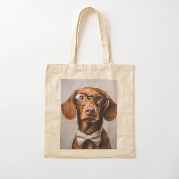 Mr Vizsla Cotton Tote Bag Canvas Tote Bag, Family Gift For Mother, Her