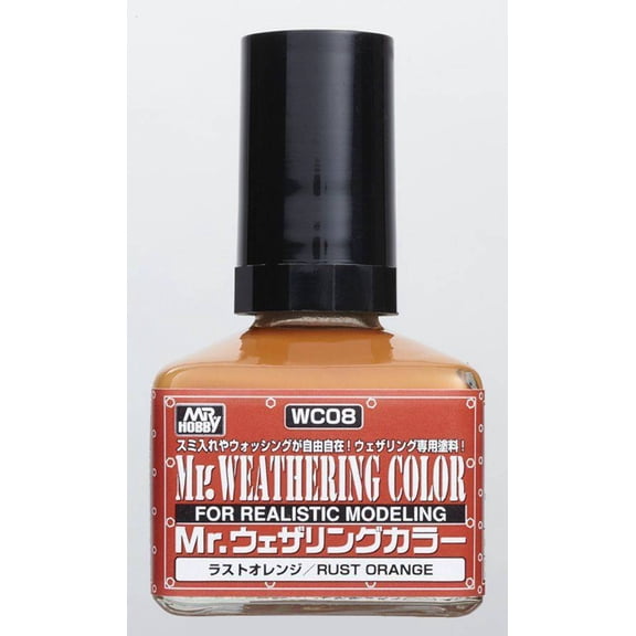 Mr Weathering Color Paint Rust Orange WC08 GSI
