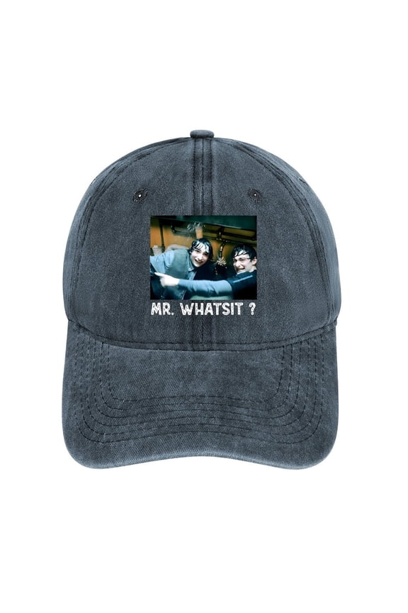 Mr. Whatsit Navy Baseball Cap for Men Women, Adjustable Snapback Hats Cotton Hat
