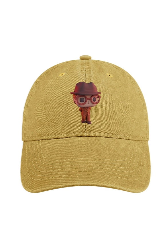 Mr. Whatsit Sand Colour Baseball Cap for Men Women, Adjustable Snapback Hats Cotton Hat