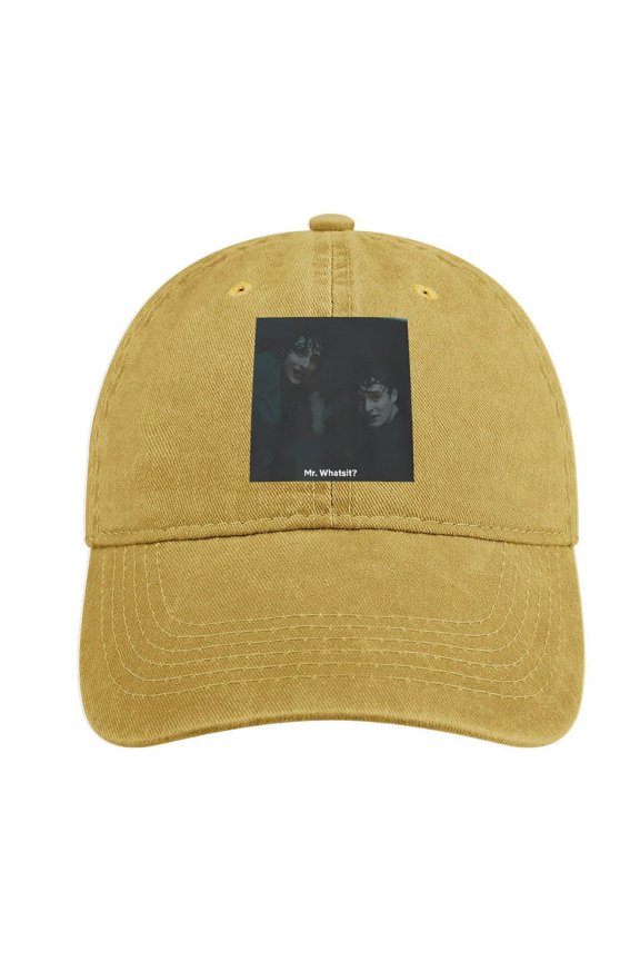 Mr. Whatsit Sand Colour Baseball Cap for Men Women, Adjustable Snapback Hats Cotton Hat