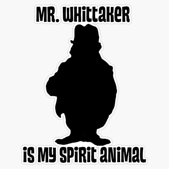Mr Whittaker Spirit Animal Nostalgic Audio Drama Fan Sticker