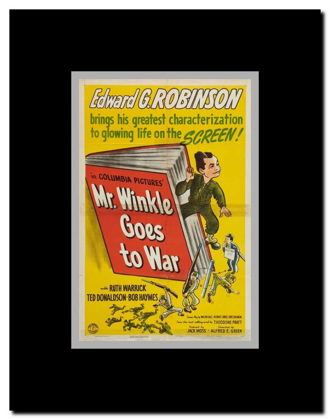 Mr. Winkle Goes to War Framed Movie Poster