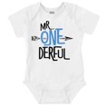 thumbnail image 1 of Mr. Wonderful Cute 1st Birthday Pun Bodysuit Jumper Boys Infant Baby Brisco Brands 24M, 1 of 6