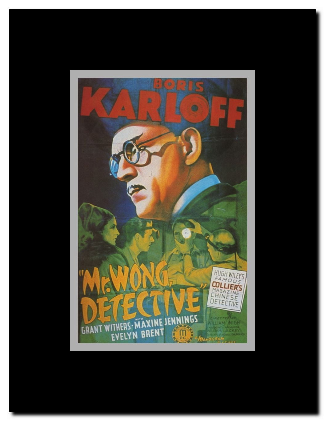 Mr. Wong Detective Framed Movie Poster