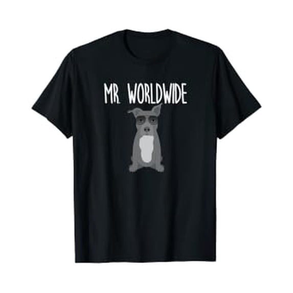 Mr Worldwide Pitbull Graphic T-Shirt, Size S-5XL