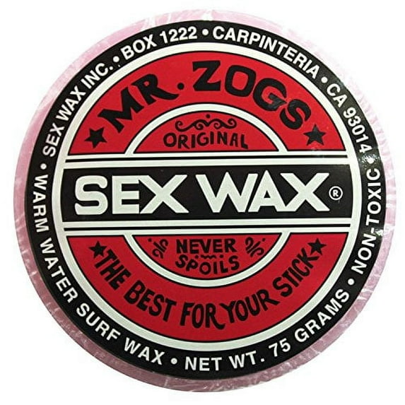 Mr. Zogs Original Sexwax - Warm Water Temperature Lt Red (Strawberry)